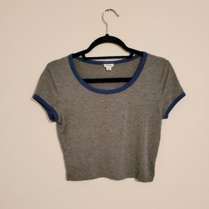 Crew Neck Crop Top